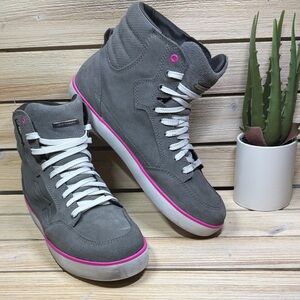 Women J-6 Waterproof Shoes Grey/Fuchsia Size 9.5